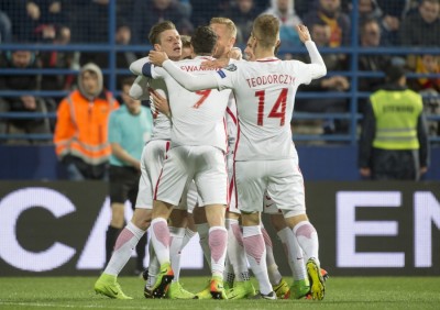 Montenegro vs Poland, FIFA World Cup 2018 Qualifiers Group E, Gradski Stadium, Podgorica, Montenegro, March 26, 2017
